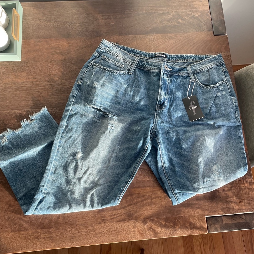 Distressed Denim Jeans from Flamingo